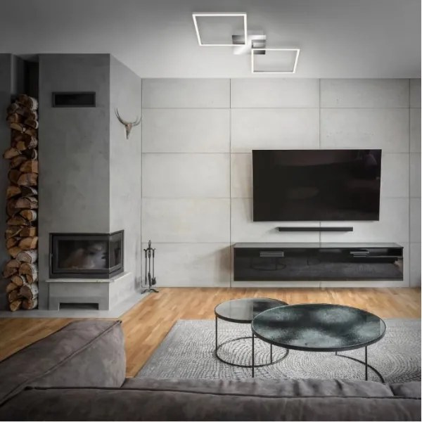 Briloner 3192-018 - Plafoniera LED FRAMES 2xLED/16W/230V