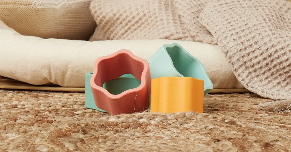 Bieco - Fiore in silicone impilabile - Tropical Vibe