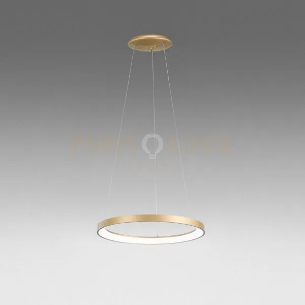Krizia s/m sospensione colore oro a led 3000k 2800lm 50w dimmerabil...