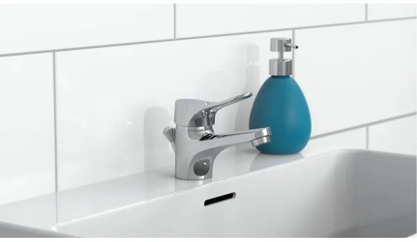 Eisl NI075VECR - Miscelatore per lavabo + piletta con troppopieno VERONA, cromo lucido