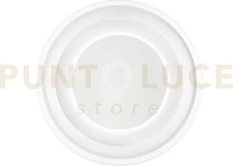 Plafoniera led nurax tonda bianca interno grigio 45w 6160lm cct 300...