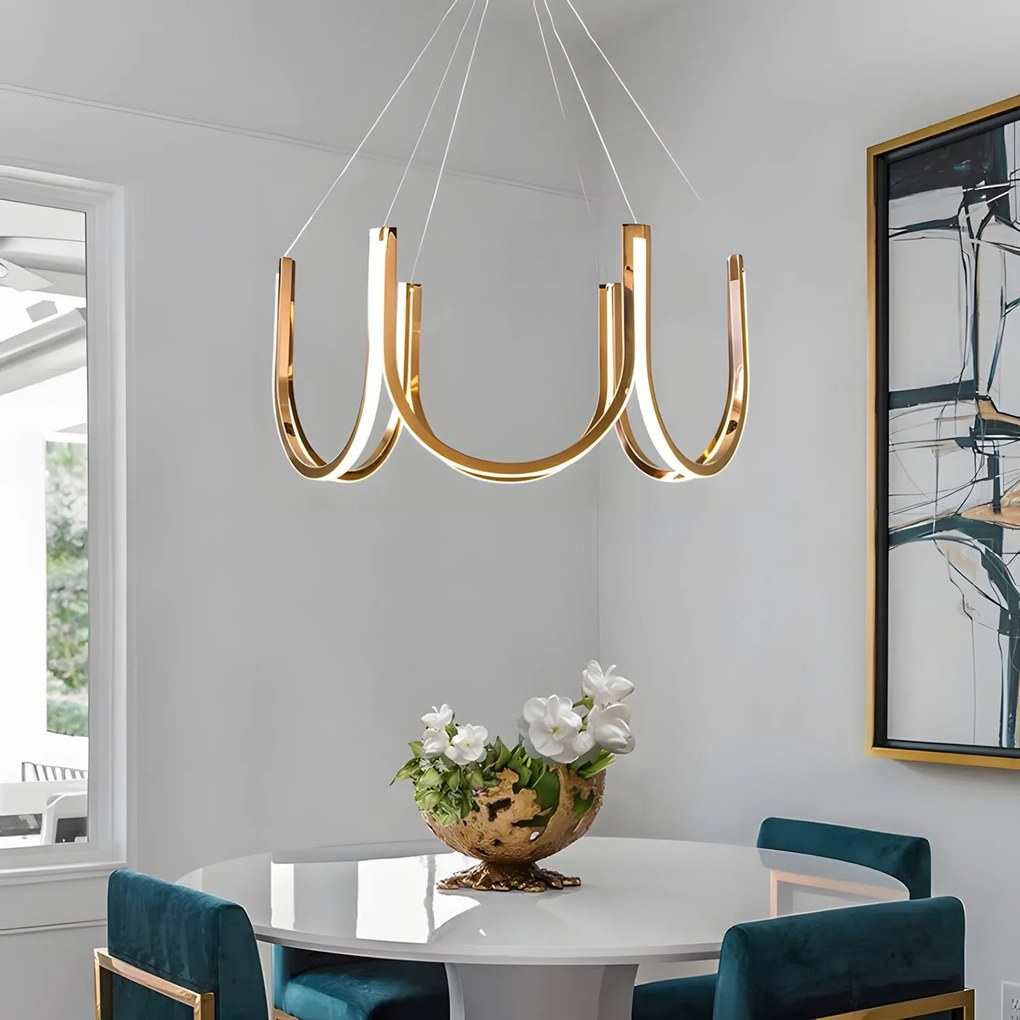 Lampada a sospensione LED APP1749-CP Gold