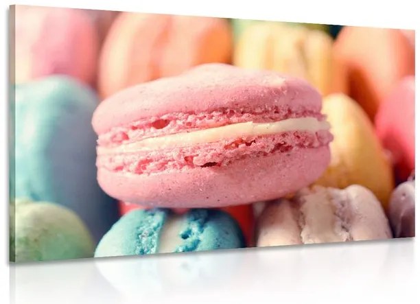 Quadro su tela – Macaron colorati