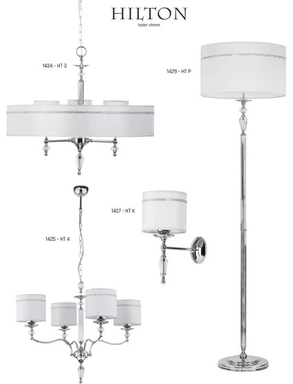 Jupiter 1427 - Applique HILTON 1xE27/60W/230V