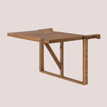 Tavolo da Giardino Rettangolare Sospeso e Pieghevole (63,5x58 cm) - Sklum