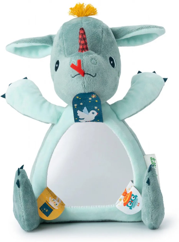 Lilliputiens - Giocattolo di stoffa con attività - Joe il drago