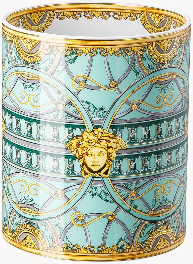 Vaso in porcellana Scala Palazzo Verde, alt. 18 cm