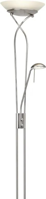 Lampada da terra con luce da lettura Olli , in ferro, H180cm4W BRILLIANT