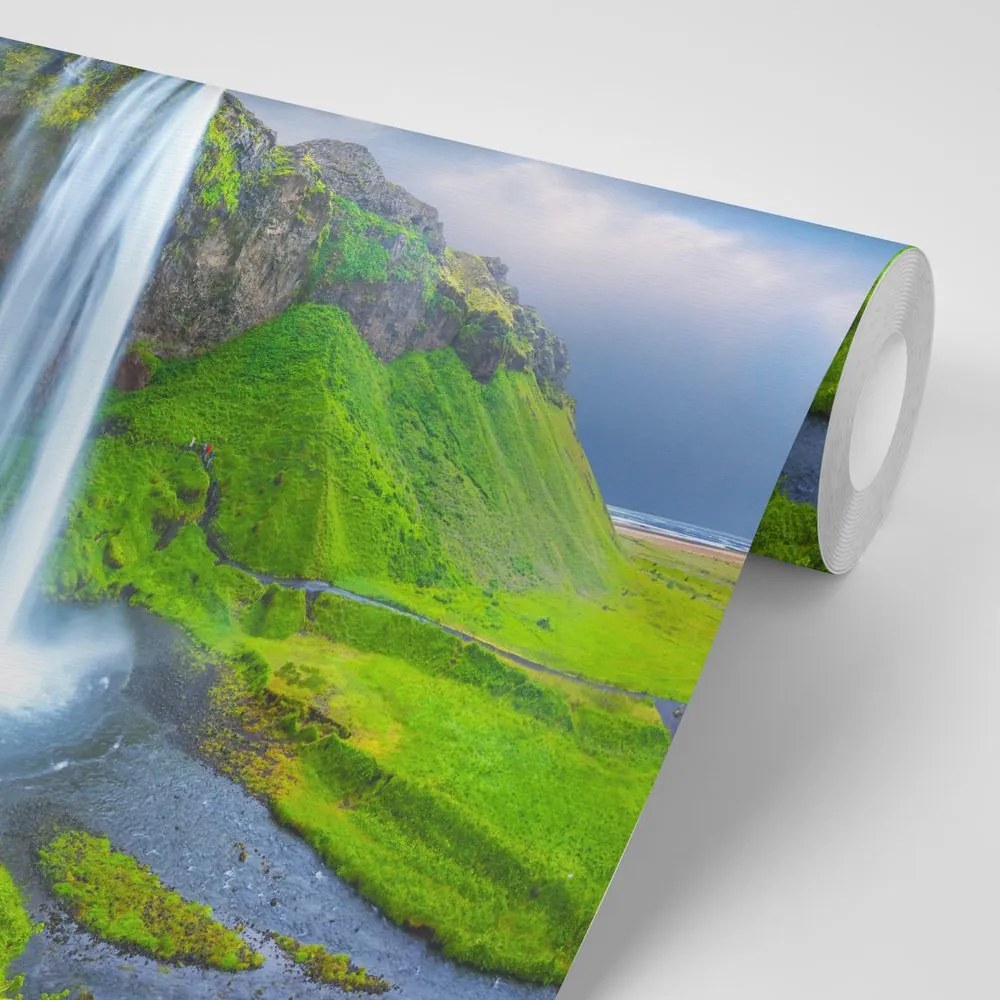 Carta da parati – Cascata maestosa in Islanda