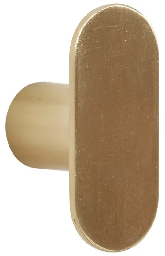 Gancio da parete dorato Piccolo - Hübsch