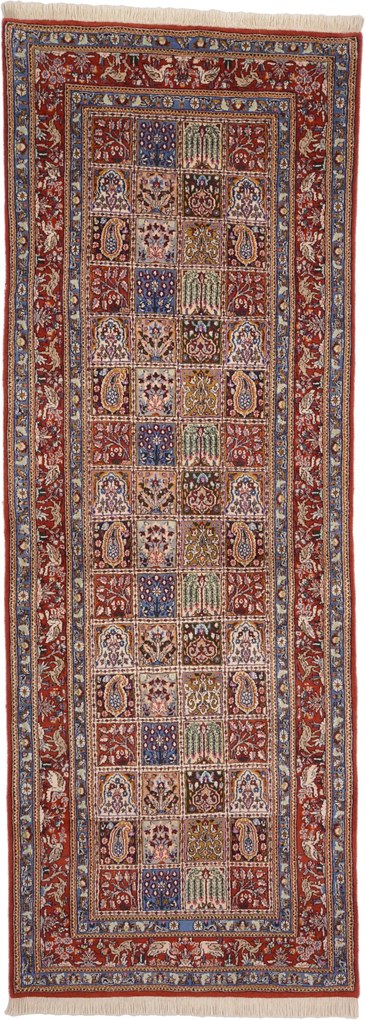 Moud Tappeto 100 x 300 (Iran) Annodato A Mano