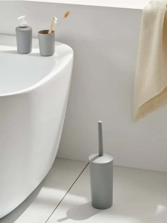 Scopino per WC in ceramica e bambù Perkyn - SKLUM