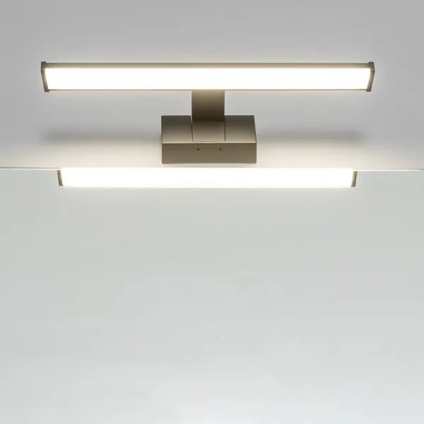 Brilagi - VESTRA Specchio da bagno con luce LED, 8W/230V, 40 cm, IP44, Nero