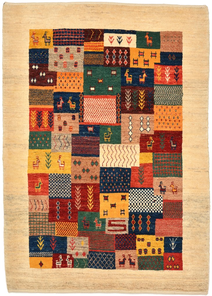Loribaft Tappeto 110 x 150 (Iran) Annodato A Mano