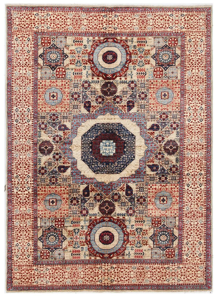 Mamluk Tappeto orientale 200 x 150 (Pakistan) Annodato A Mano