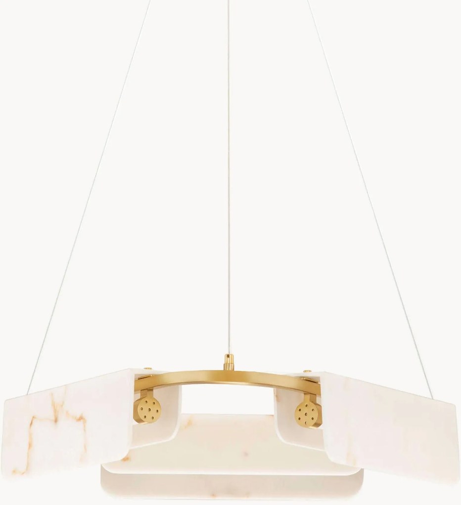 Lampada a sospensione a LED effetto marmo con luce regolabile Aider
