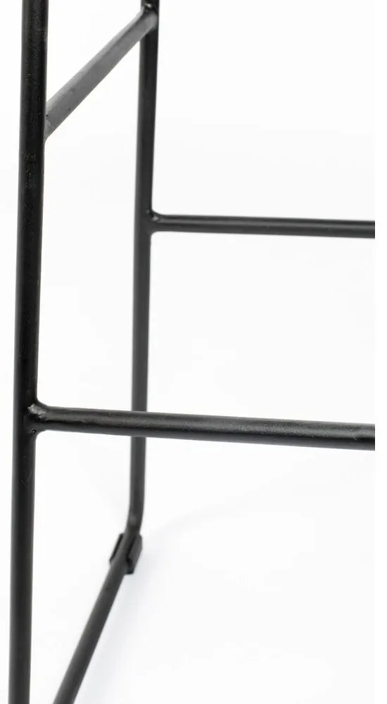 Sedia da bar di colore naturale in teak massiccio (altezza della seduta 76 cm) Tangle – White Label