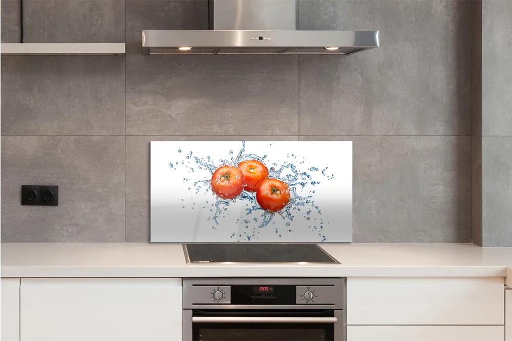 Pannello paraschizzi cucina Pomodori d'acqua 100x50 cm