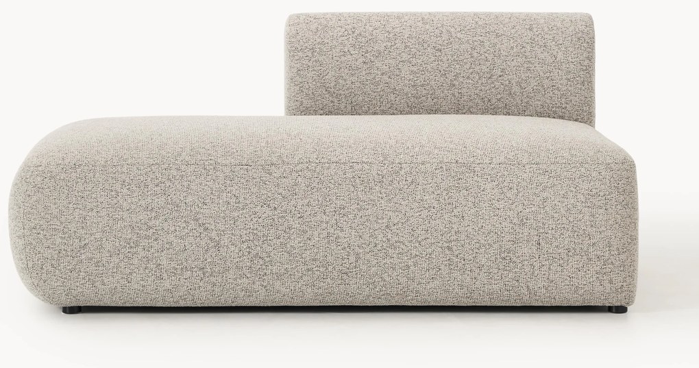 Chaise longue componibile in bouclé Sofia