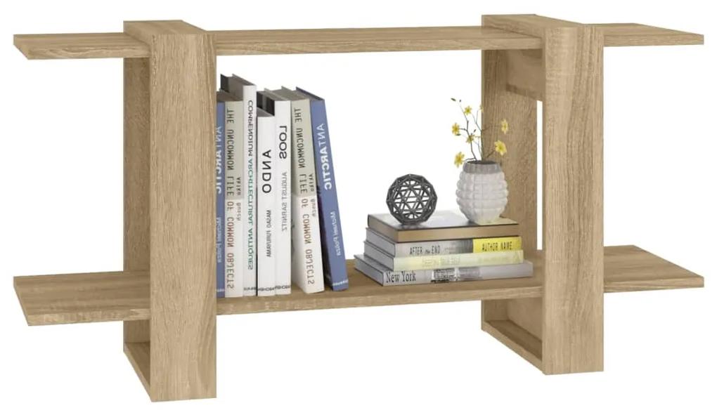Libreria rovere sonoma 100x30x51 cm in legno multistrato