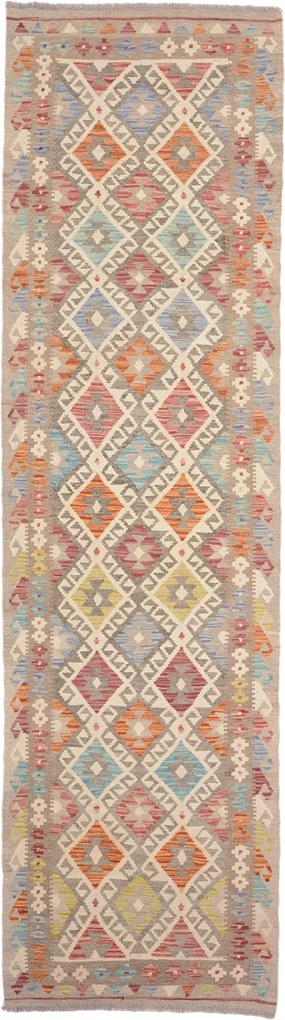 Kilim Tappeto 300 x 80 (Pakistan) Annodato A Mano