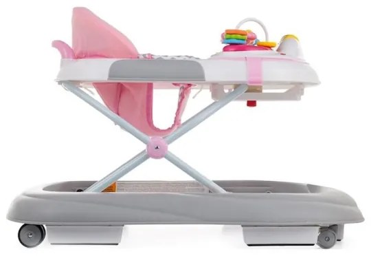 PETITE&MARS - Girello con melodia MONTY rosa