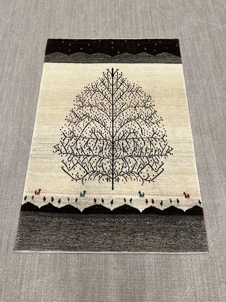 Loribaft Tappeto persiano 120x180 Beige (Iran) Annodato A Mano