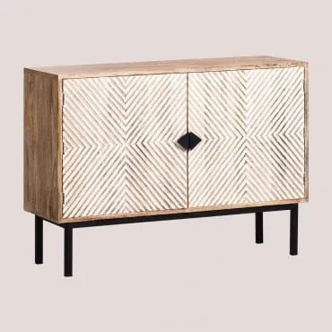 Credenza Alembe In Legno Di Mango Legno Di Mango - Sklum