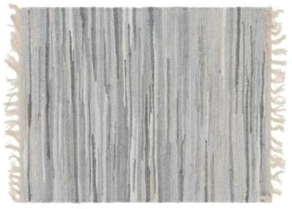 Tappeto DKD Home Decor Cotone Pelle Indiano (160 x 230 x 1 cm)