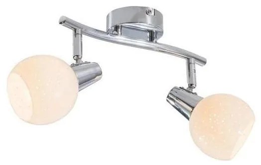 Faretto LED DOXY 2xE14/4W/230V cromo lucido