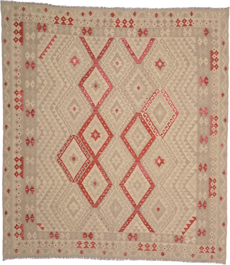 Kilim Tappeto orientale 290 x 260 (Pakistan) Annodato A Mano