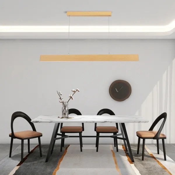 Brilagi - Sospensione LED dimmerabile su cavo SLIMLINE LED/40W/230V 3000-6000K finitura rovere + telecomando