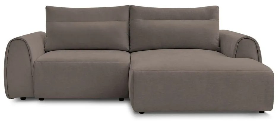 Divano angolare marrone Aden – Bobochic Paris