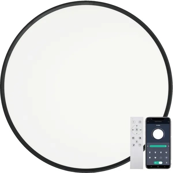 Fulgur s-43042-LED Lampada dimmerabile NOMY-RC LED/50W/230V 3000/4000/6500K IP40 nero + telecomando