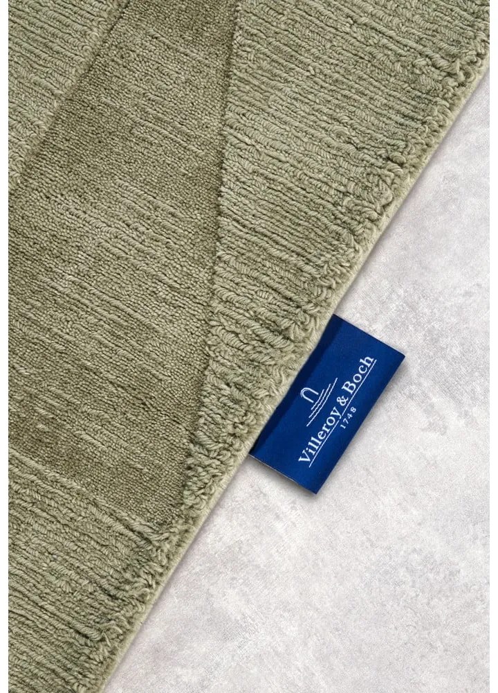 Passatoia verde in lana tessuta a mano 80x250 cm Ursule - Villeroy&Boch