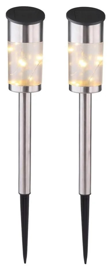 Globo 33799-2 - SET 2x Lampada solare 10xLED/0,06W/1,2V IP44