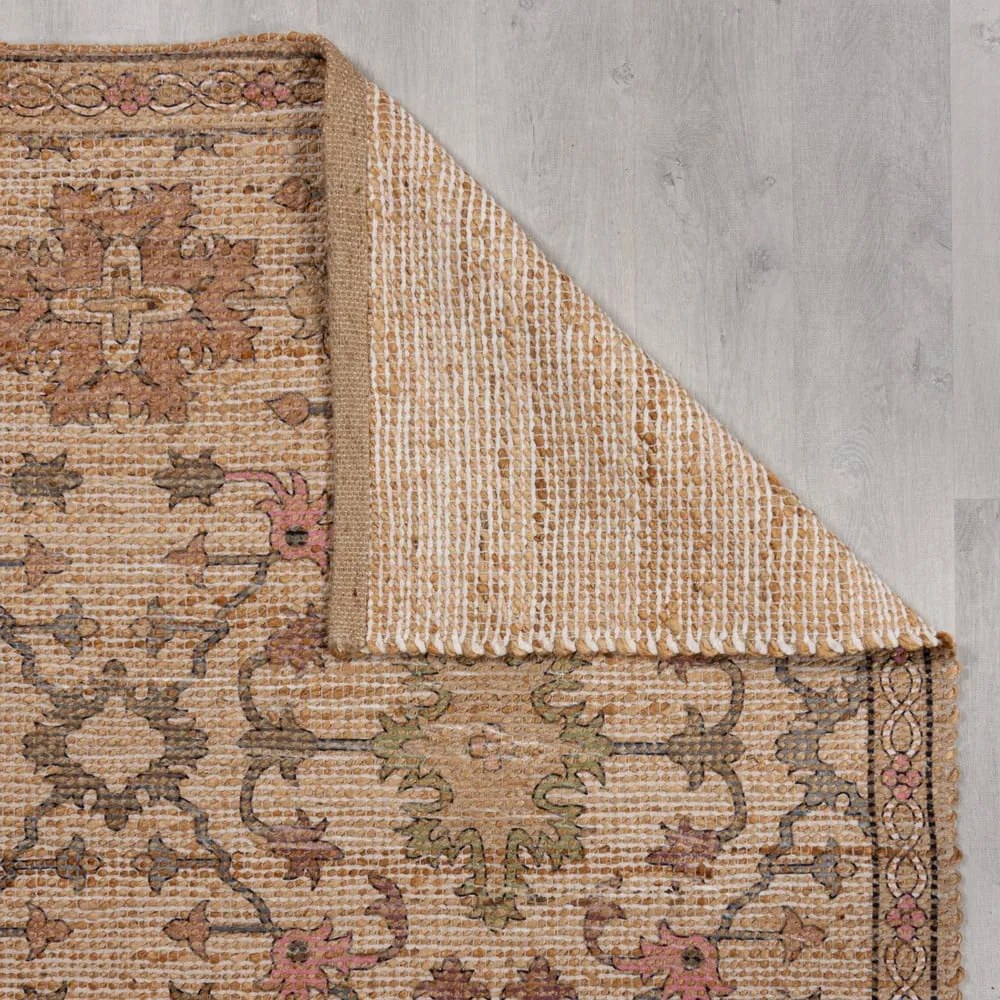 Tappeto di colore naturale in misto iuta tessuto a mano 160x230 cm Celine Jute Global – Flair Rugs