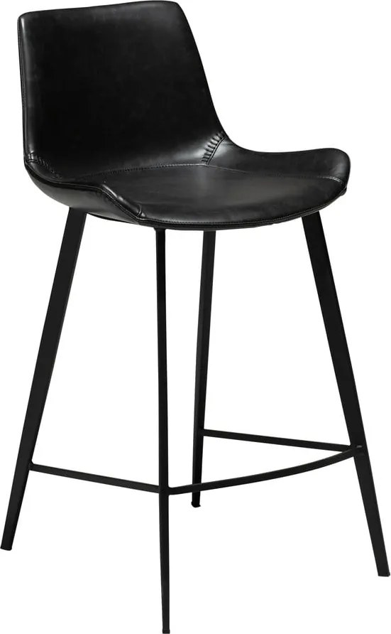 Sedia da bar in similpelle nera DAN-FORM Danimarca , altezza 91 cm Hype - DAN-FORM Denmark