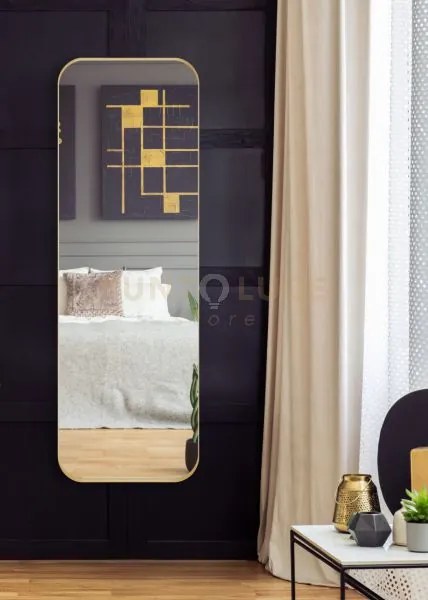 Britta specchio da parete con cornice sporgente con ganci x install...