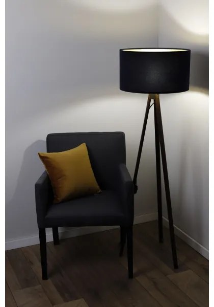 Lampada da terra STANDART 1xE27/60W/230V nero/wenge