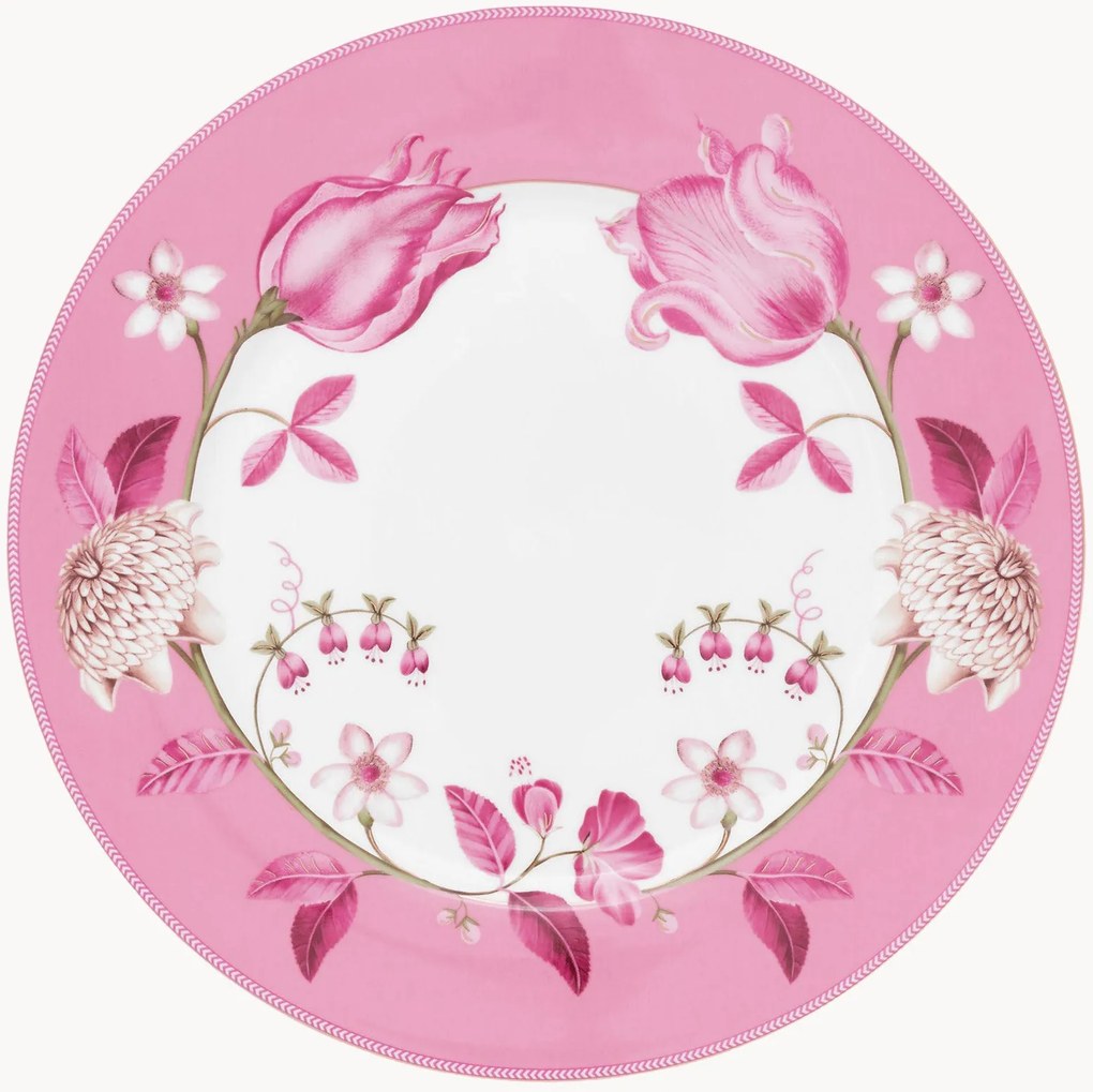 Set di 2 piatti da portata in porcellana Jolie Tulip