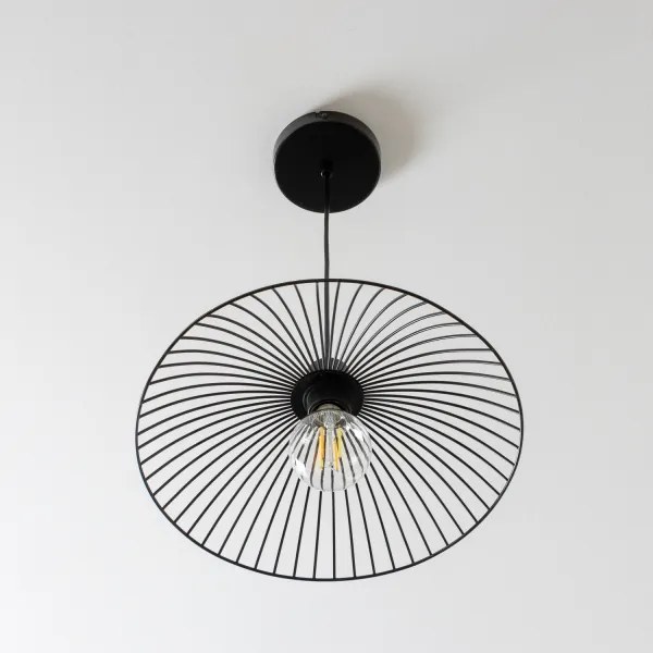 Brilagi - Lampadario LED a sospensione CERIA WIRE 1xE27/40W/230V Ø 26 cm nero