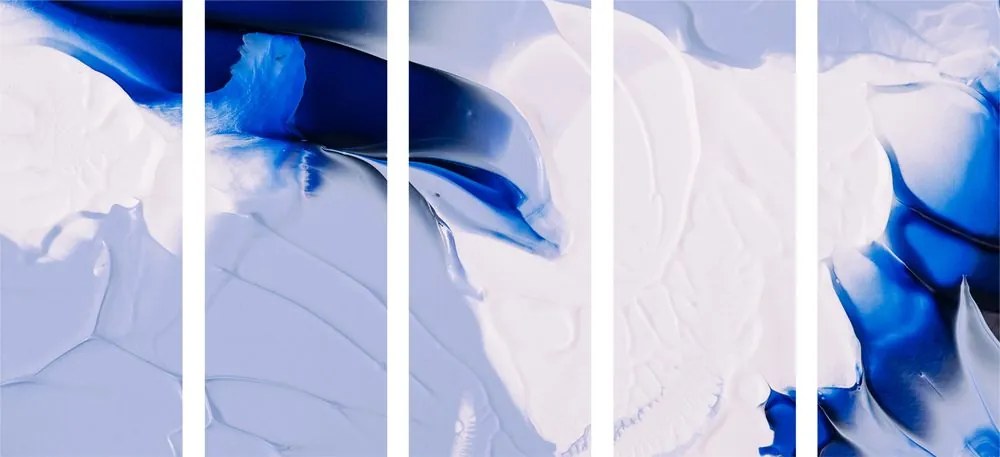 Quadri 5 pezzi – Pittura artistica a tre colori