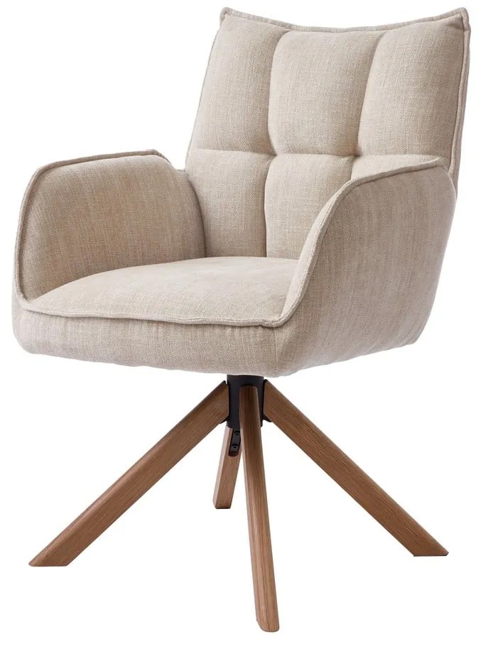 Set di sedie da pranzo color crema in imbottito 2 pz Marilla – Unique Furniture