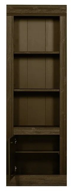 Libreria in legno di pino marrone 78x230 cm Yumi - BePureHome