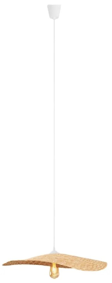 MAXLIGHT P0581 - Lampadario a sospensione con filo NAP 1xE27/15W/230V diametro 60 cm beige