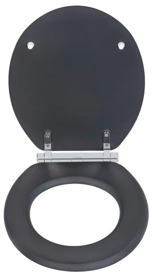 WENKO 25218100-WC sedile WC MORRA 35x42 cm antracite/argento