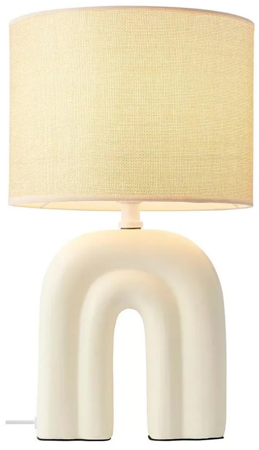 Nordlux - Lampada da tavolo HAZE 1xE27/40W/230V beige