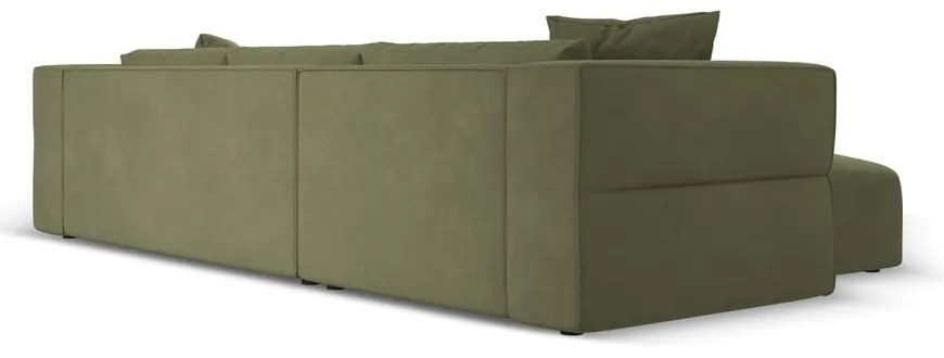 Divano angolare verde chiaro, angolo sinistro Esther - Milo Casa