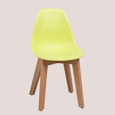 Sedia Mini Scand Nordic Kids Verde Lime - Sklum